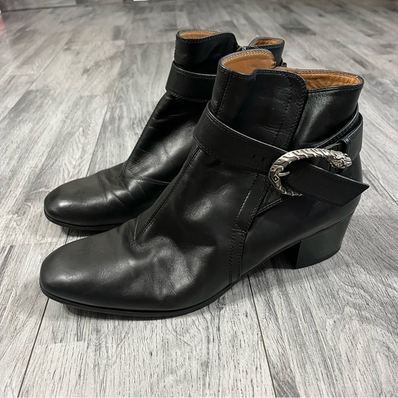 GUCCI Dionysus Elizabeth Calfskin Leather Boots - Picture 1 of 16